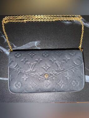 Louis Vuitton Félicie Pochette Monogram Empreinte Leather